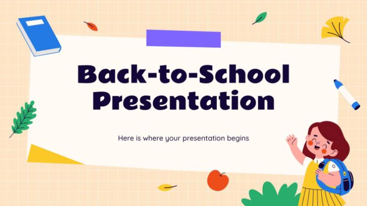 Présentation de rentrée Modèles de présentation