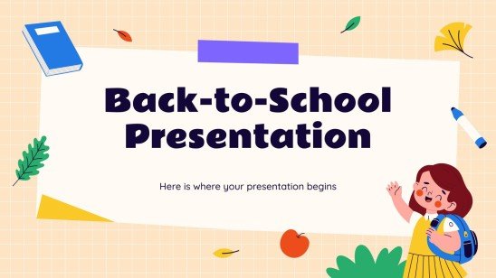 Présentation de rentrée Modèles de présentation