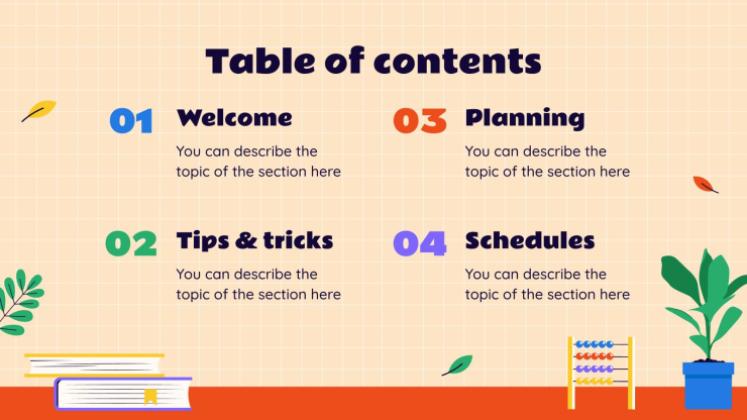 Présentation de rentrée Modèles de présentation