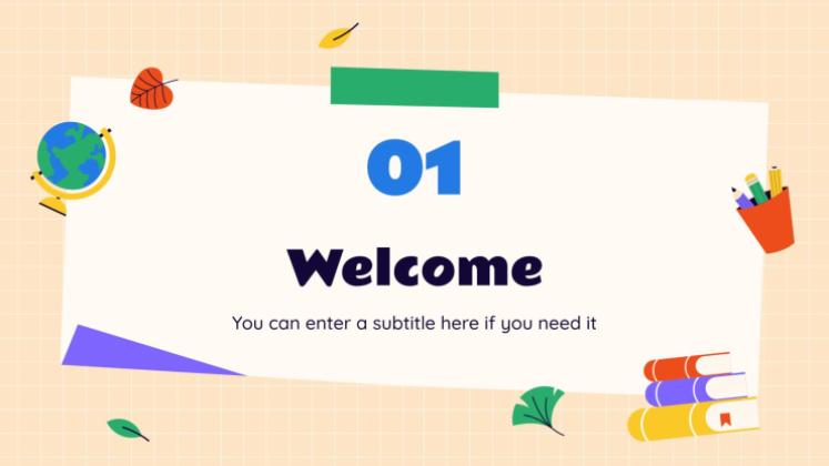 Présentation de rentrée Modèles de présentation