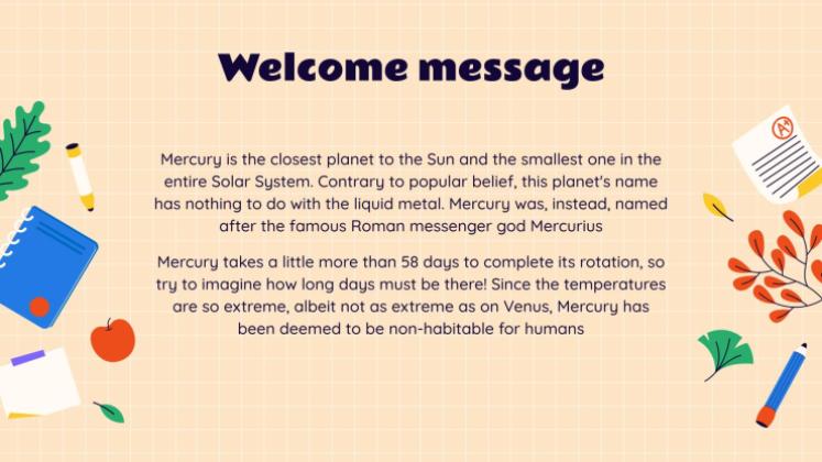 Présentation de rentrée Modèles de présentation