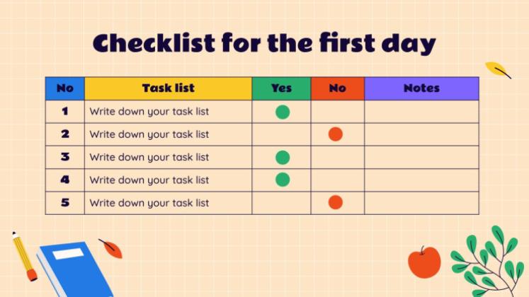 Présentation de rentrée Modèles de présentation
