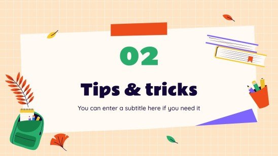 Présentation de rentrée Modèles de présentation