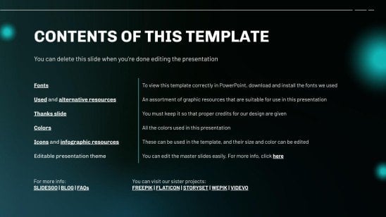 AI Tech Project presentation template 