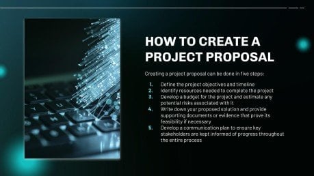AI Tech Project presentation template 