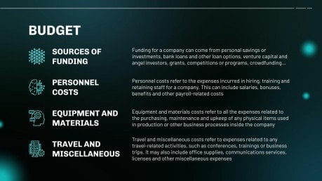 AI Tech Project presentation template 