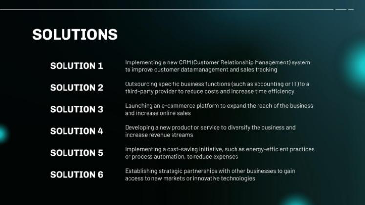 AI Tech Project presentation template 