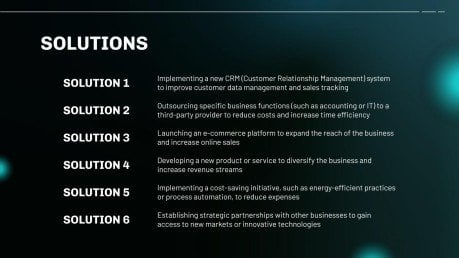 AI Tech Project presentation template 