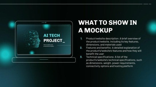 AI Tech Project presentation template 