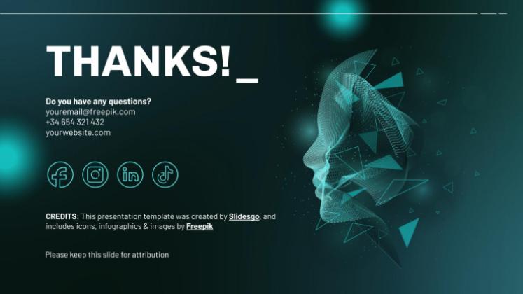 AI Tech Project presentation template 