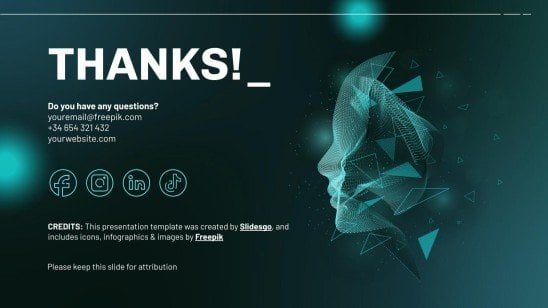 AI Tech Project presentation template 