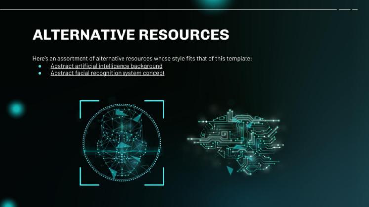 AI Tech Project presentation template 