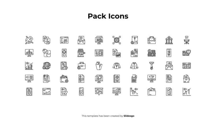 Infographies de diagrammes d'entreprise Modèles de présentation