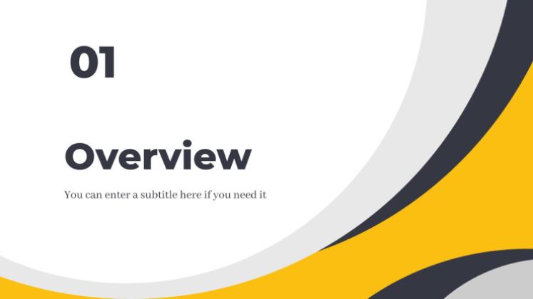 Thème marketing abstrait jaune Modèles de présentation