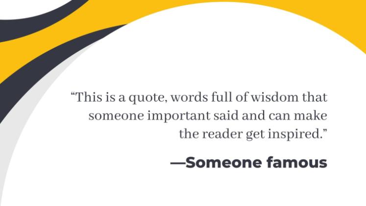 Thème marketing abstrait jaune Modèles de présentation