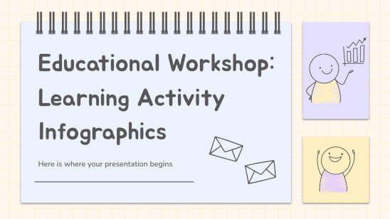 Plantilla de presentación Infografías Jornada pedagógica: situación educativa