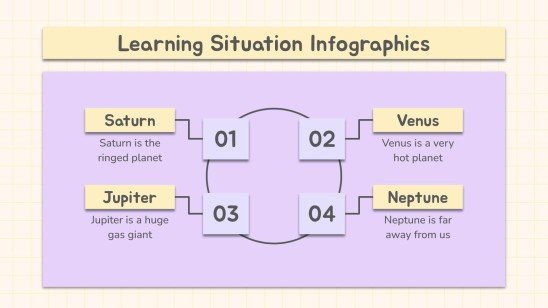 Plantilla de presentación Infografías Jornada pedagógica: situación educativa