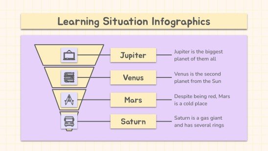 Plantilla de presentación Infografías Jornada pedagógica: situación educativa