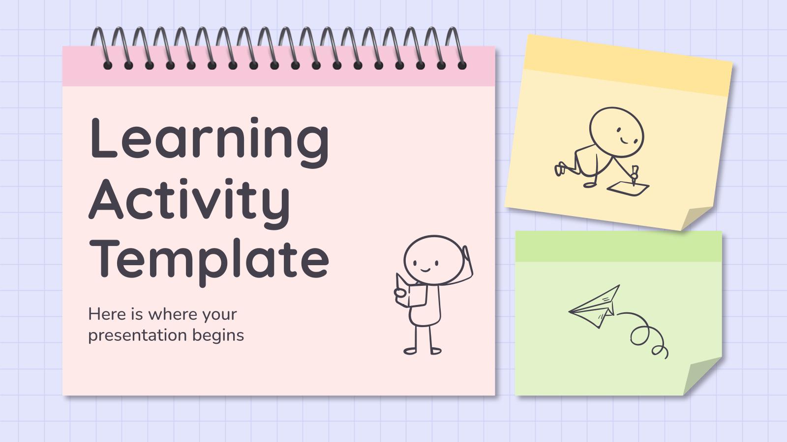 Modèle de situation d'apprentissage Modèles de présentation