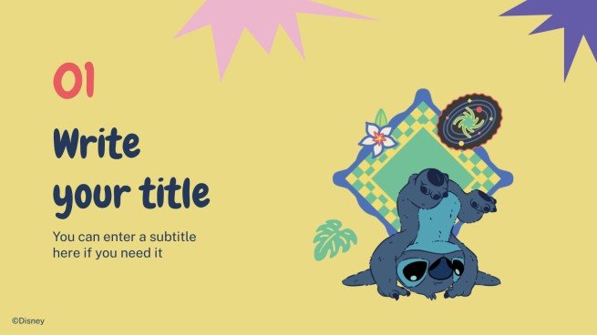 Stitch Präsentationsvorlage
