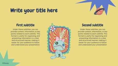 Stitch Präsentationsvorlage