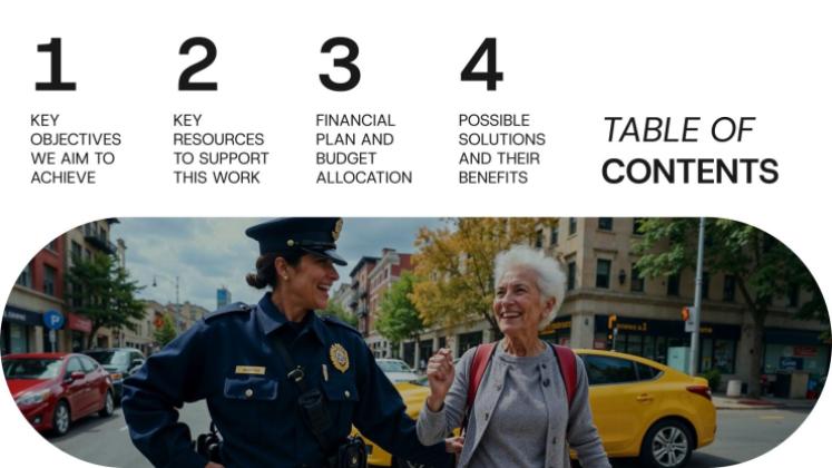 Modelo de apresentação Proposta de Projeto de Policiamento Comunitário