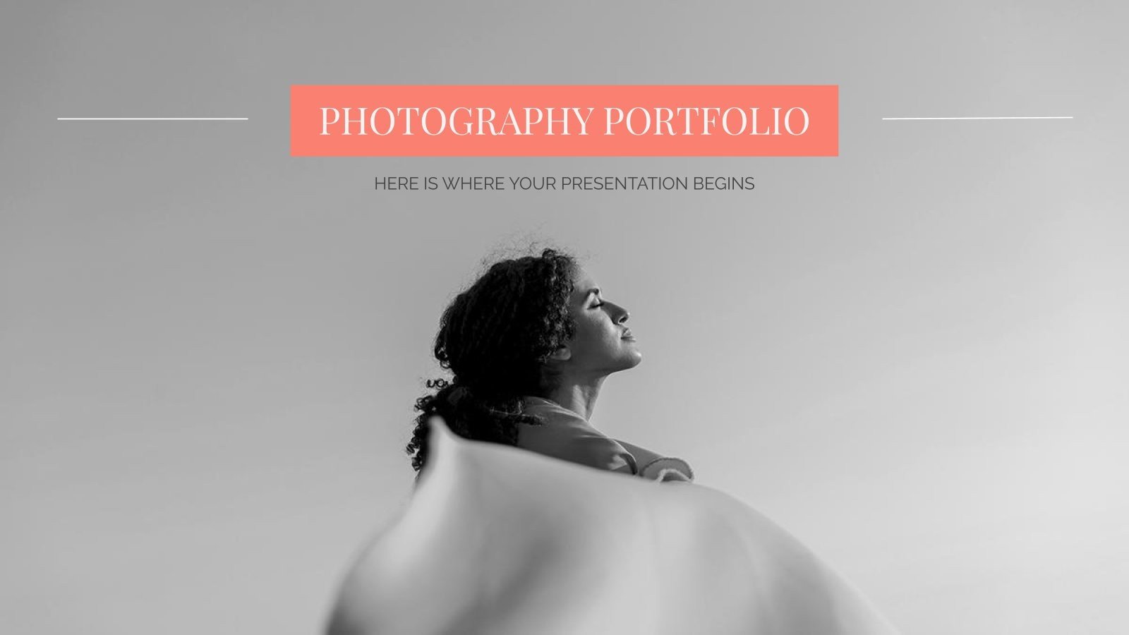 Photography Portfolio Google Slides Theme & PPT Template