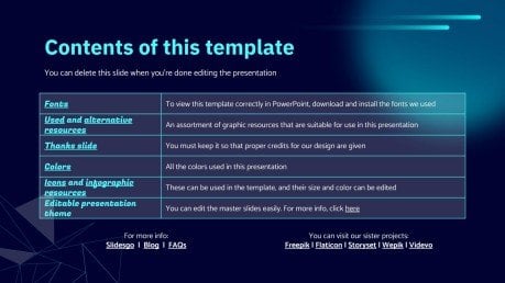 AI Tech Project Proposal presentation template 