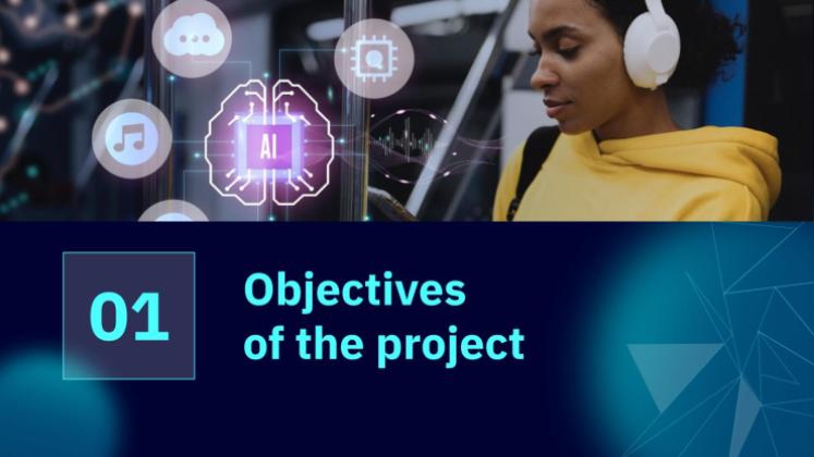 AI Tech Project Proposal presentation template 