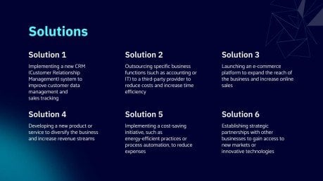 AI Tech Project Proposal presentation template 