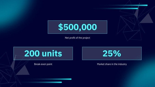 AI Tech Project Proposal presentation template 