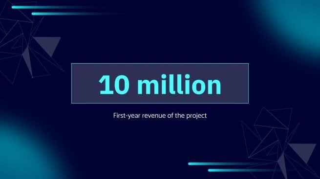 AI Tech Project Proposal presentation template 