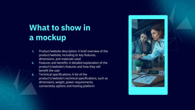 AI Tech Project Proposal presentation template 