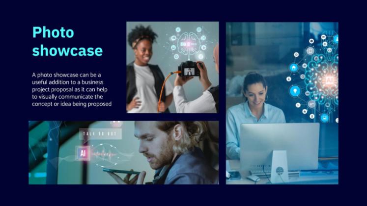 AI Tech Project Proposal presentation template 