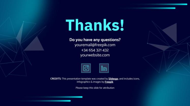 AI Tech Project Proposal presentation template 