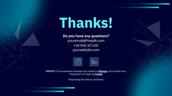 AI Tech Project Proposal presentation template 