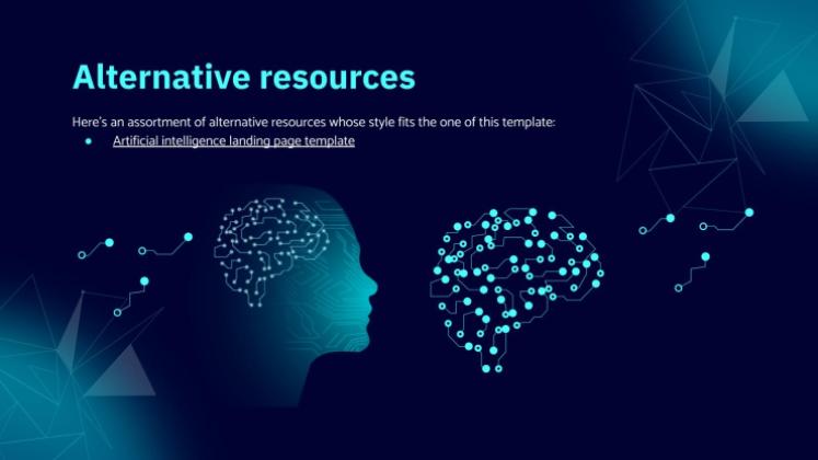 AI Tech Project Proposal presentation template 