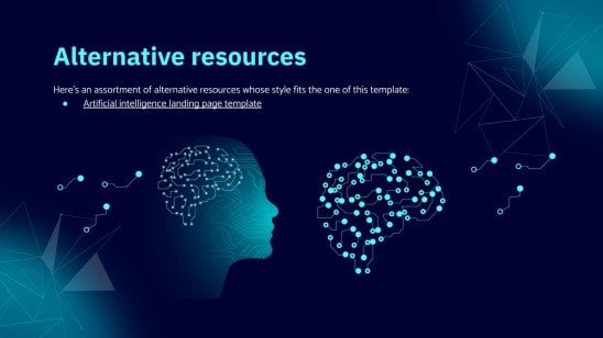 AI Tech Project Proposal presentation template 
