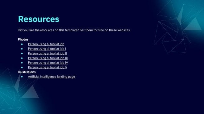 AI Tech Project Proposal presentation template 