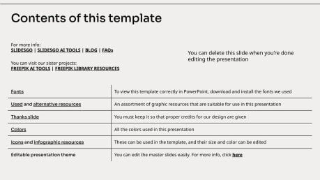 AI in Marketing presentation template 