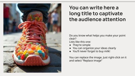AI in Marketing presentation template 