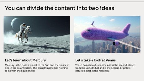 AI in Marketing presentation template 