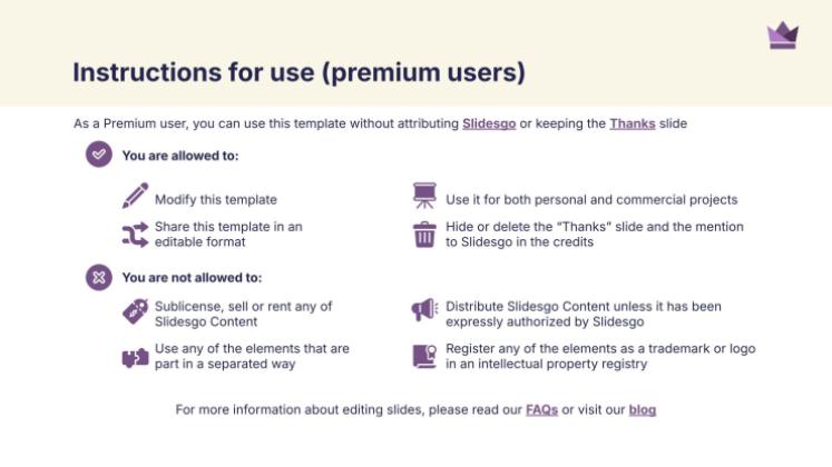 AI in Marketing presentation template 