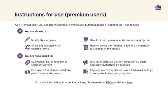 AI in Marketing presentation template 