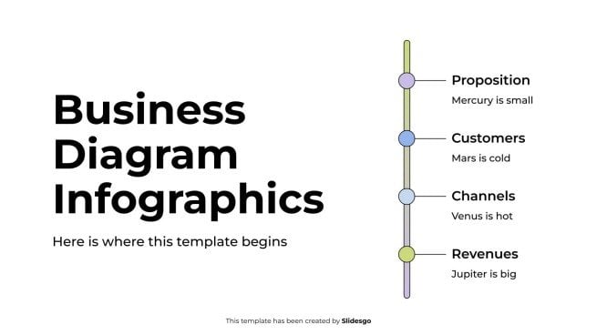 Business Diagram Infographics presentation template 