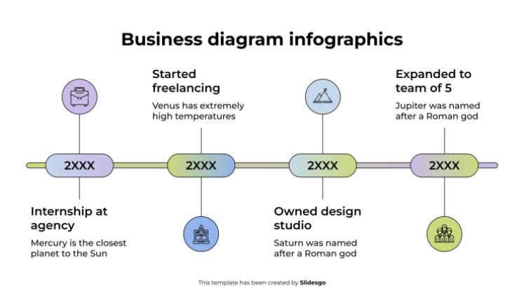 Business Diagram Infographics presentation template 