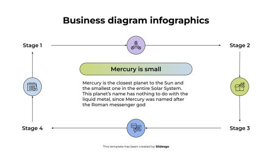 Business Diagram Infographics presentation template 