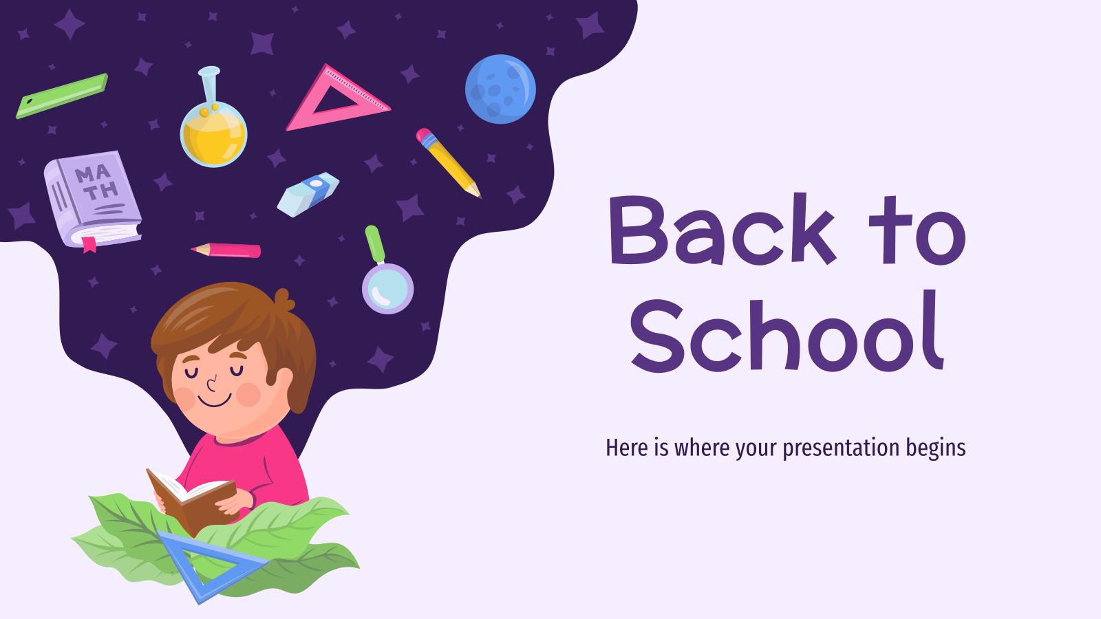 Rentrée des classes Modèles de présentation