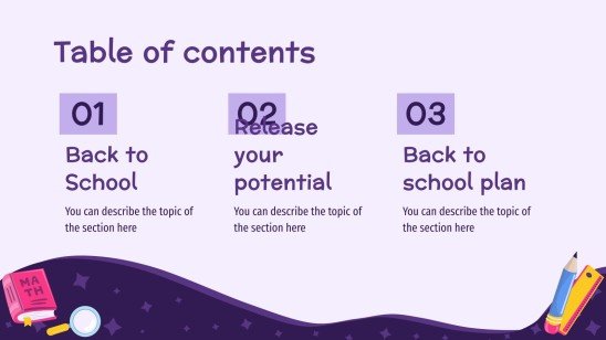 Plantilla de presentación Vuelta a clase