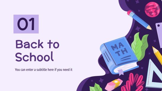 Plantilla de presentación Vuelta a clase